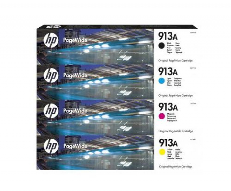 HP 973X MCVP (973X) BK/C/M/Y original